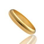 Aliança em Ouro Amarelo 18k, 4mm