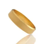 Aliança em Ouro Amarelo 18k, 5mm