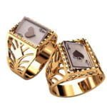 Anel de Confraria em Ouro Amarelo 18k, 15mm