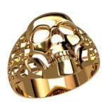 Anel de Confraria em Ouro Amarelo 18k, 17mm