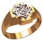 Anel de Confraria em Ouro Amarelo 18k, 12mm