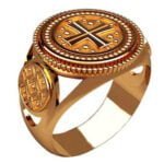 Anel de Confraria em Ouro Amarelo 18k, 15mm