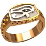Anel de Confraria em Ouro Amarelo 18k, 14mm