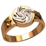 Anel de Confraria em Ouro Amarelo 18k, 10mm