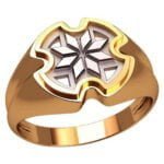 Anel de Confraria em Ouro Amarelo 18k, 13mm