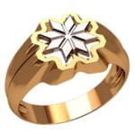 Anel de Confraria em Ouro Amarelo 18k ,12mm