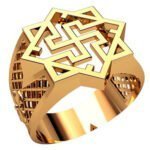 Anel de Confraria em Ouro Amarelo 18k, 16mm