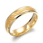 Aliança em Ouro Amarelo 18k, 4mm