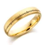 Aliança em Ouro Amarelo 18k, 4mm