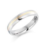 Anel em Ouro Branco 18k, 3,5mm