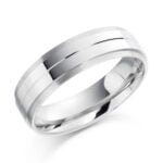 Anel em Ouro Branco 18k, 4,5mm