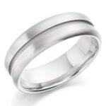 Anel em Ouro Branco 18k, 4,5mm