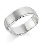 Anel em Ouro Branco 18k, 4,5mm