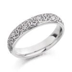 Anel em Ouro Branco 18k, 3,5mm