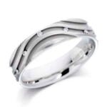 Anel em Ouro Branco 18k, 4,5mm