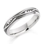 Anel em Ouro Branco 18k, 3,5mm