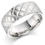 Anel em Ouro Branco 18k, 5mm