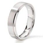 Anel em Ouro Branco 18k, 4mm