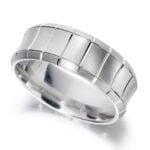 Anel em Ouro Branco 18k, 5,5mm