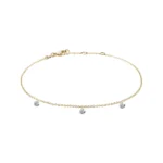 Pulseira em Ouro Amarelo 18k e Diamantes