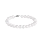 Pulseira de Pérolas em Ouro Branco 18k