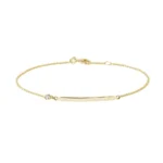 Pulseira em Ouro Amarelo 18k e Diamante