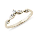 Anel em Ouro Amarelo 18k e Diamantes