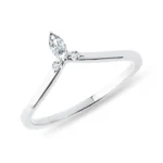 Anel em Ouro Branco 18k e Diamantes