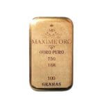 Barras de Ouro 18k 100g