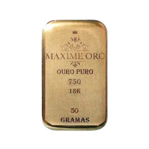 Barras de Ouro 18k 50g