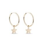 Brinco Infantil Estrela em Ouro Amarelo 18k