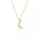 Colar Infantil Lua em Ouro Amarelo 18k