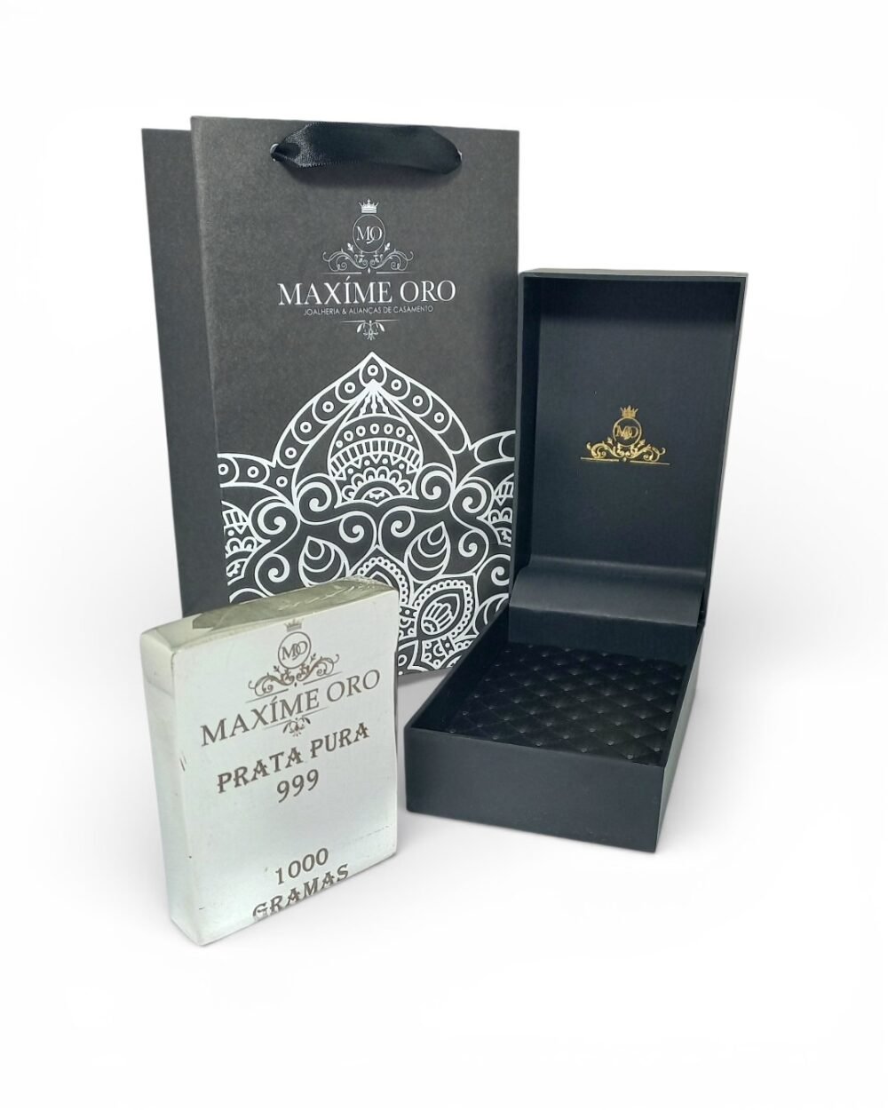 Barra de 1Kg Prata Maxíme Oro