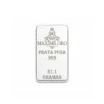 Barra de Prata Pura 31,1g Certificada e Lacrada | Maxíme Oro