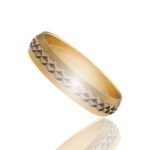 Aliança Bacio BP-3 ouro 18k 4,5mm da Maxíme Oro