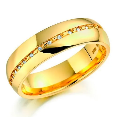 Aliança AOA-09 ouro 18k diamantes 5mm da Maxíme Oro