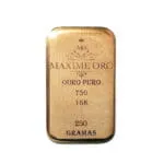 Barras de Ouro 18k 250g