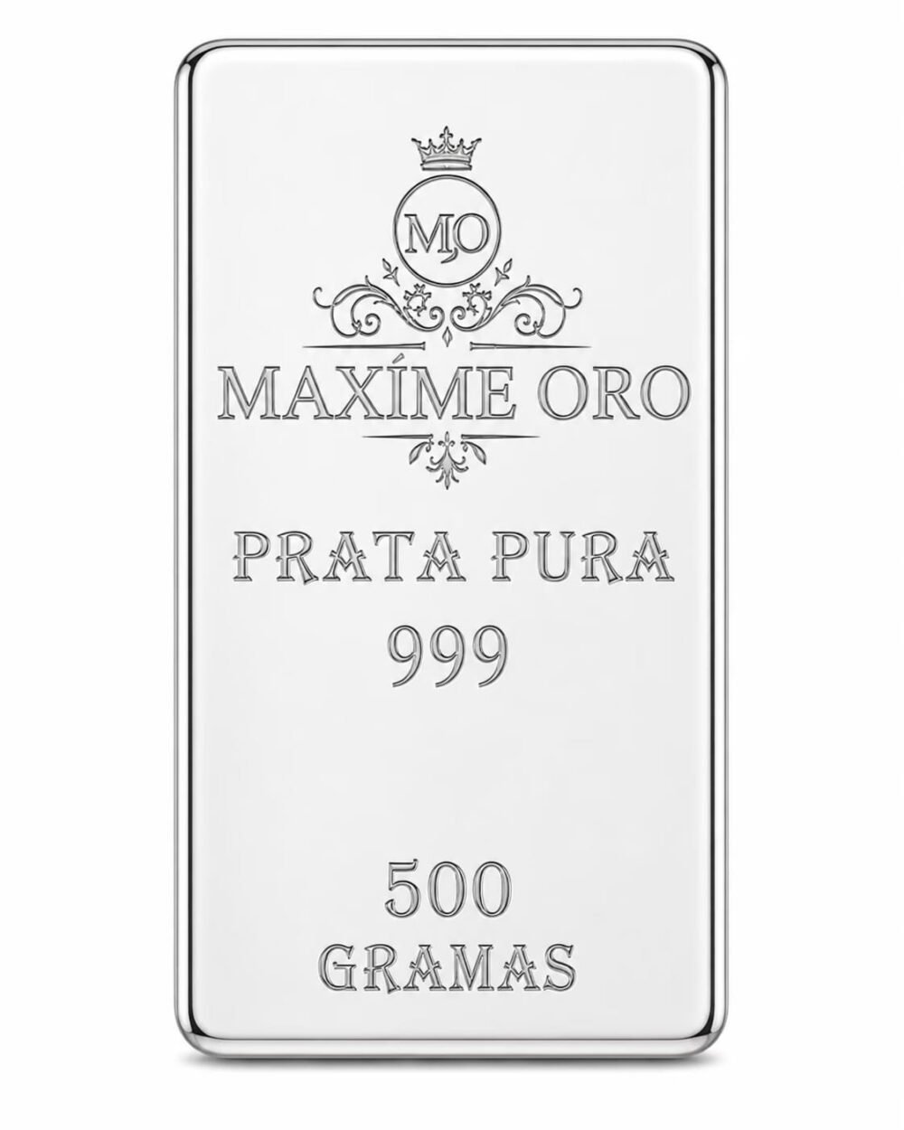 Barra Personalizada Cavalo de Prata Pura 500g (Ag999) - Imagem 5