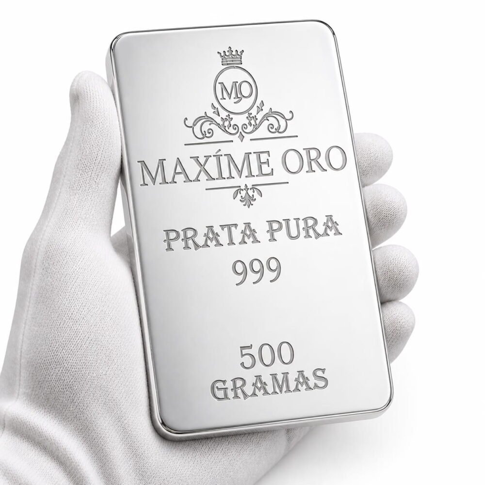 Barra Personalizada Cavalo de Prata Pura 500g (Ag999) - Imagem 4