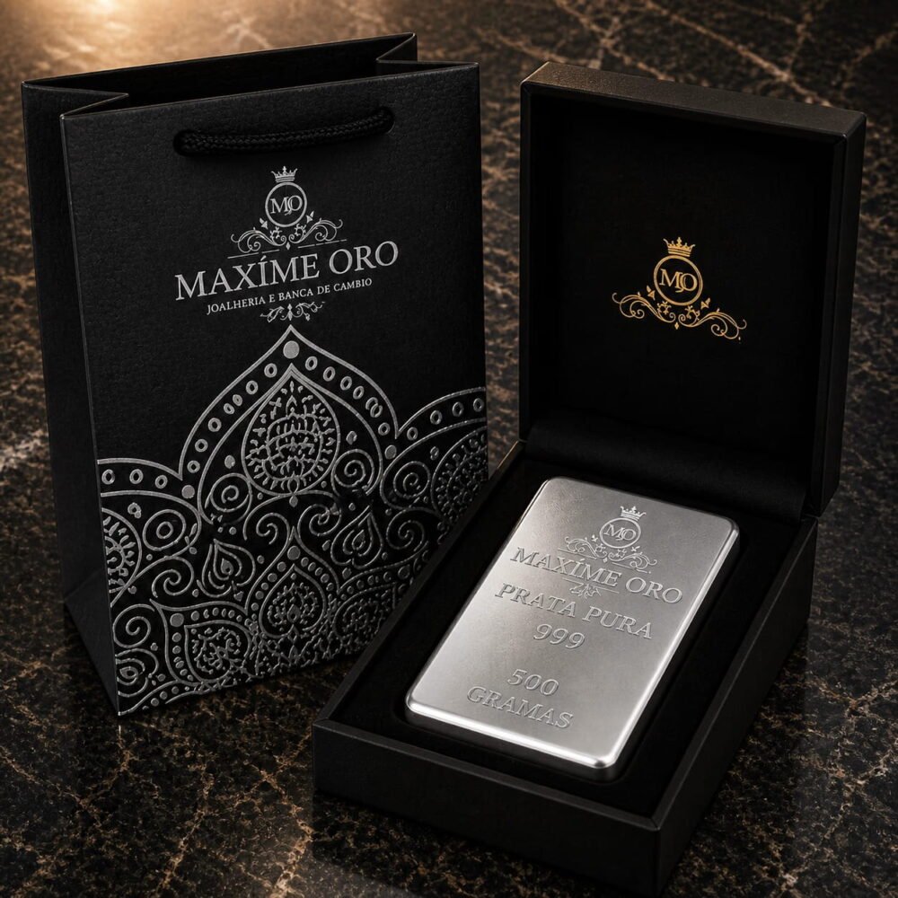 Barra Personalizada Cavalo de Prata Pura 500g (Ag999) - Imagem 7