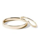 Par de alianças AM-13 ouro 18k diamantes da Maxíme Oro