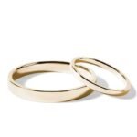 Par de alianças AM-11 ouro 18k diamantes da Maxíme Oro