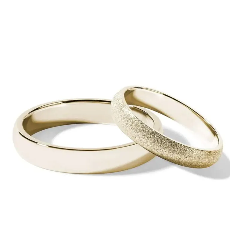 Par de alianças AF-25 ouro 18k diamantes da Maxíme Oro