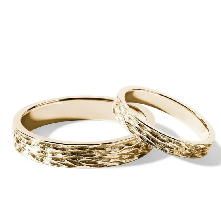 Par de alianças AF-18 ouro 18k diamantes da Maxíme Oro