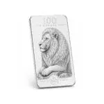 Barra Personalizada Leão de Prata Pura 100g (Ag999)