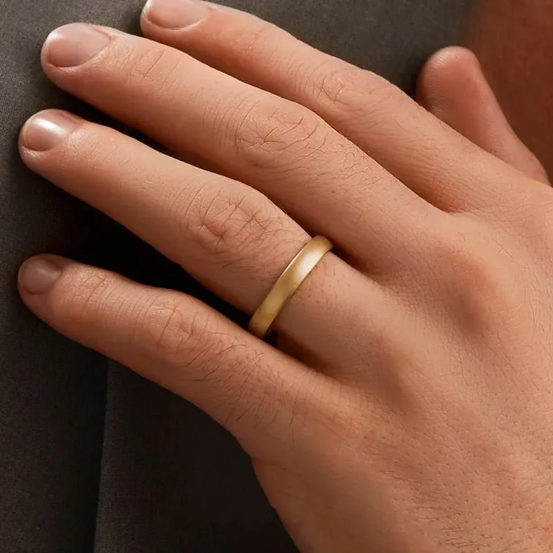 Par de Aliança em Ouro Amarelo 18k e Diamantes - Imagem 2