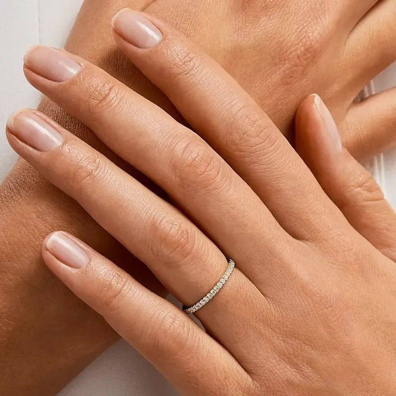 Par de Aliança em Ouro Amarelo 18k e Diamantes - Imagem 3
