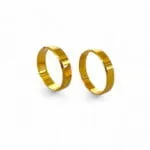 Par de alianças Imperial 137-E2 ouro 18k da Maxíme Oro